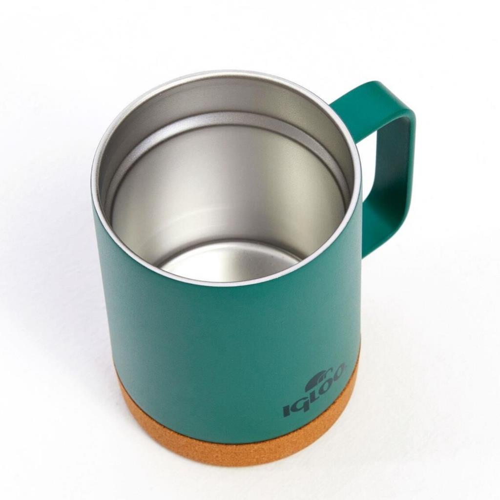 Çelik Mug Termos - Igloo - Cork - 350ml - Yeşil - 205696