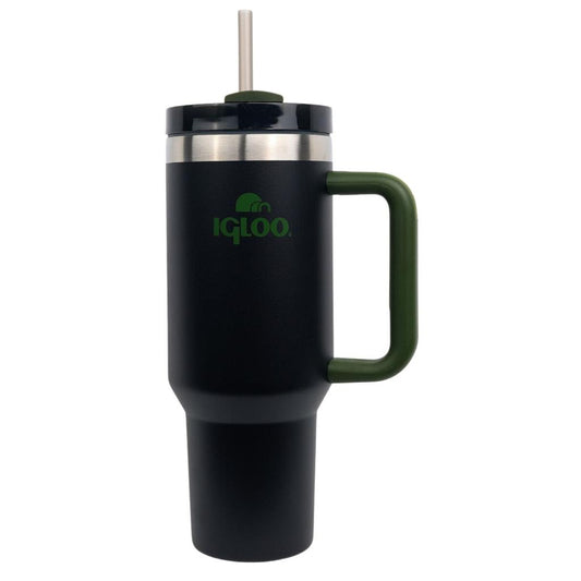 Çelik Mug Termos - Igloo - Stadler - 1.2 lt - Siyah/Haki - 205787