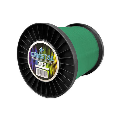 Crystal Yeşil Bobin Misina 1 KG Ekstra Güçlü