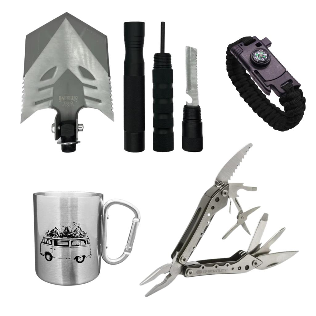 Dağcılar ve Kampçılar İçin 4’lü Outdoor Macera Seti