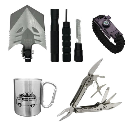Dağcılar ve Kampçılar İçin 4’lü Outdoor Macera Seti