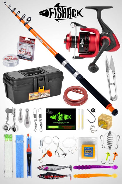 Deniz Ve Göl Profesyonel Olta Takımı Seti 2 (Metal 5000'lik Makine + 330cm 100-300g Atarlı Kamış)