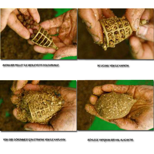 Sazan Yemleyici Inline Kurşun - Dinsmores - 2 Adet - 43gr