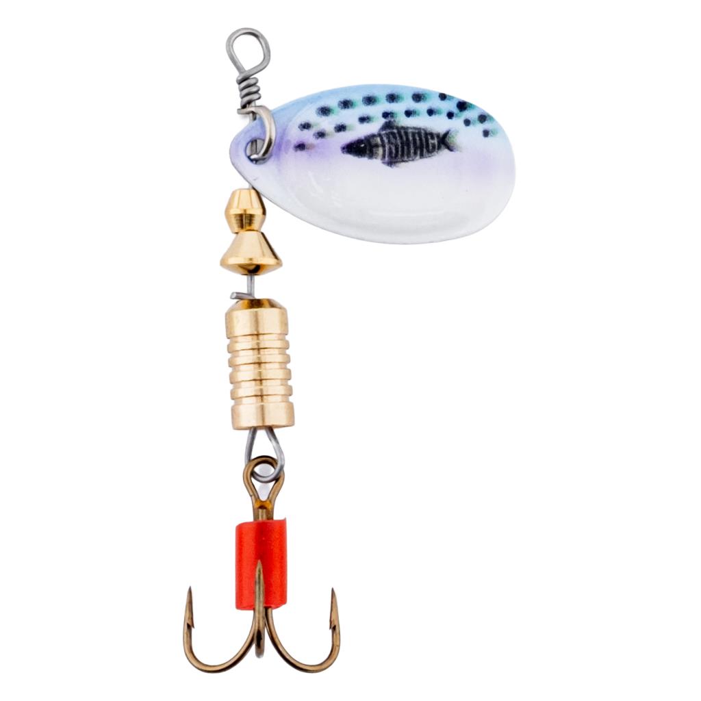 Döner Kaşık - Fishack GlideX - Aurora - 7g - No:3 - Alabalık/Turna/Levrek Olta Kaşığı