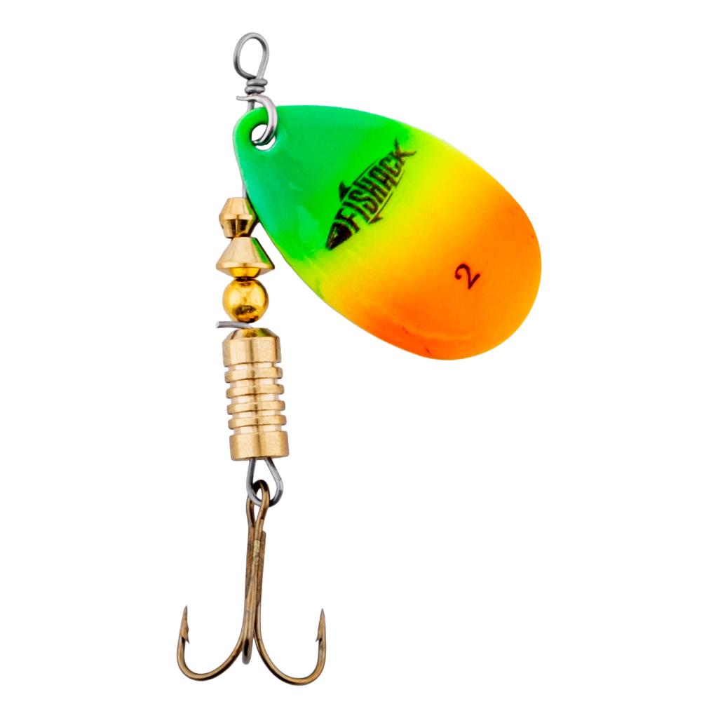 Döner Kaşık - Fishack GlideX - Gökkuşağı - 5g - No:2 - Alabalık/Turna/Levrek Olta Kaşığı