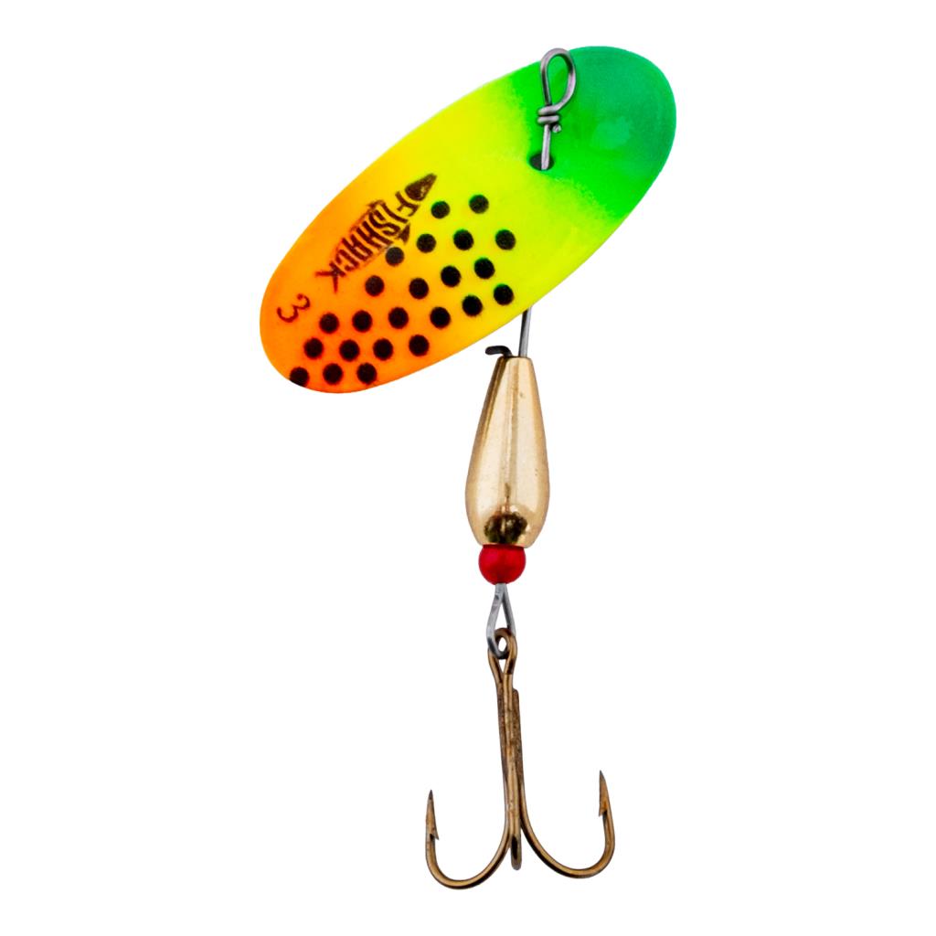 Döner Kaşık - Fishack GlideX - Gökkuşağı XD - 5g - No:3 - Alabalık/Turna/Levrek Olta Kaşığı