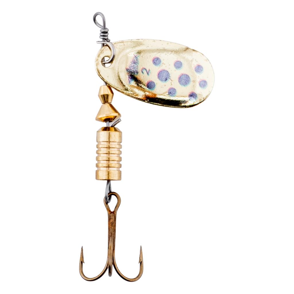 Döner Kaşık - Fishack GlideX - Golden Blue - 5g - No:2 - Alabalık/Turna/Levrek Olta Kaşığı