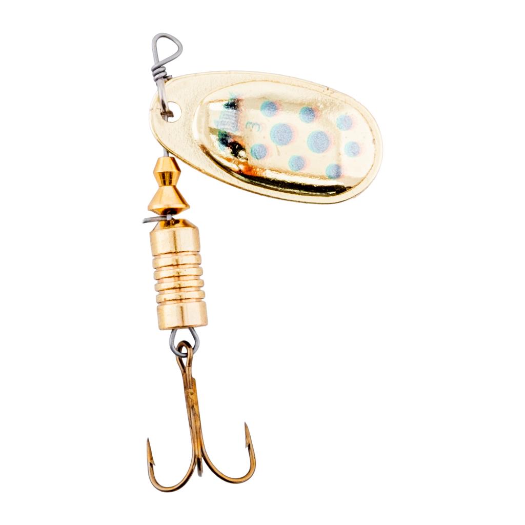 Döner Kaşık - Fishack GlideX - Golden Blue - 7g - No:3 - Alabalık/Turna/Levrek Olta Kaşığı