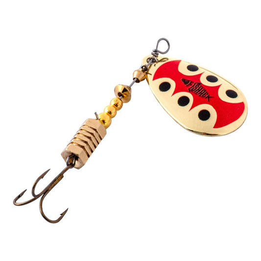 Döner Kaşık - Fishack GlideX - Golden Ladybug - 5g - No:2 - Alabalık/Turna/Levrek Olta Kaşığı