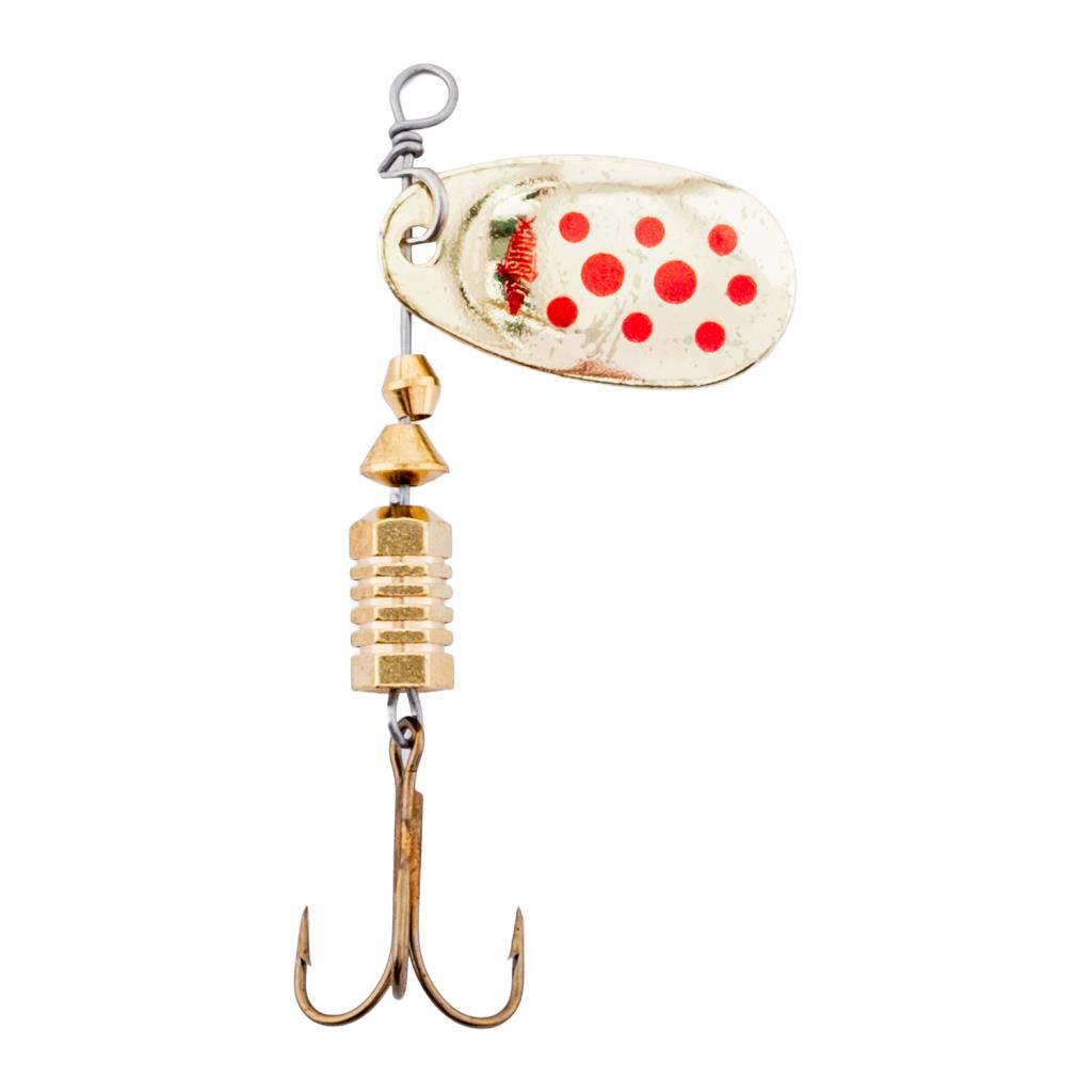 Döner Kaşık - Fishack GlideX - Golden Red - 5g - No:2 - Alabalık/Turna/Levrek Olta Kaşığı