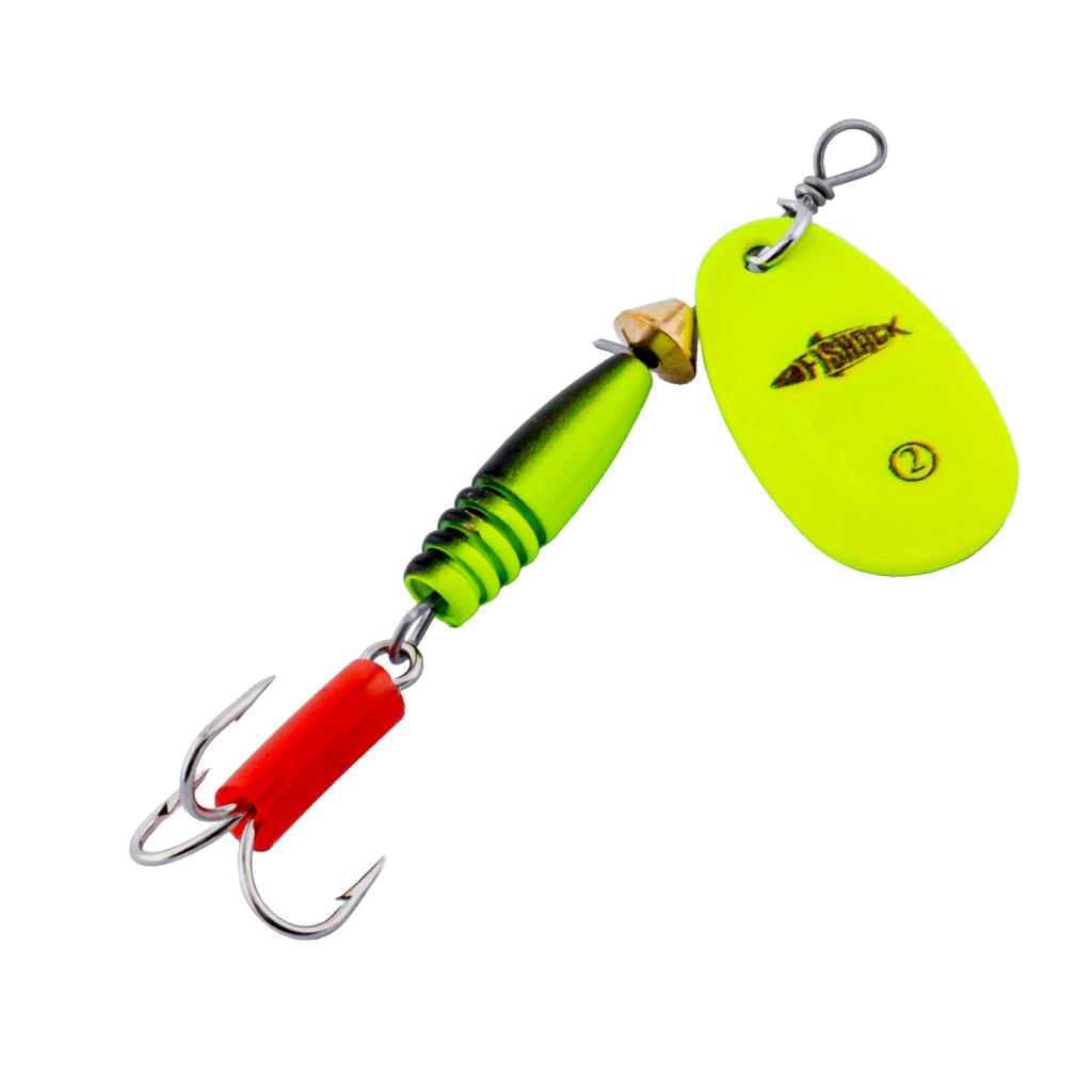 Döner Kaşık - Fishack GlideX - Limon - 5g - No:2 - Alabalık/Turna/Levrek Olta Kaşığı