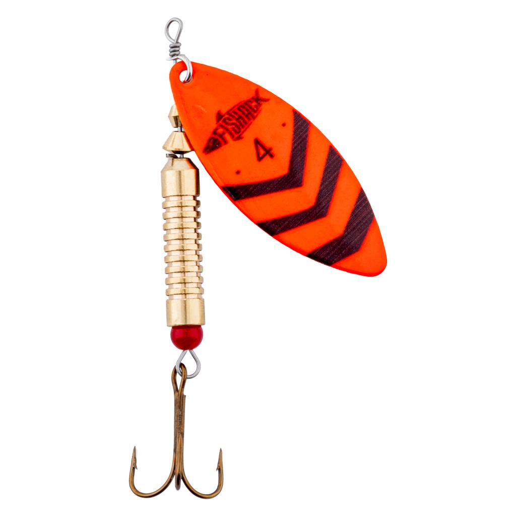 Döner Kaşık - Fishack GlideX - Orange Flash - 12g - No:4 - Alabalık/Turna/Levrek Olta Kaşığı