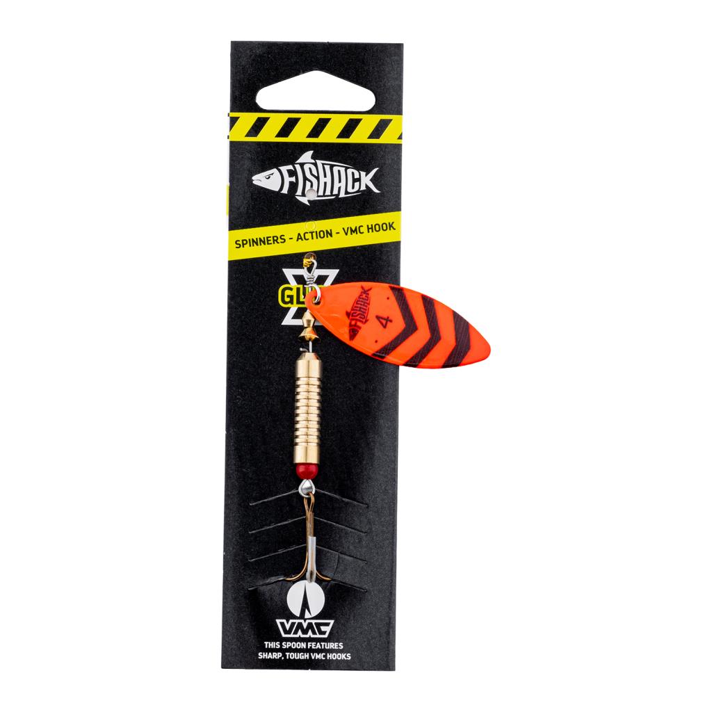 Döner Kaşık - Fishack GlideX - Orange Flash - 12g - No:4 - Alabalık/Turna/Levrek Olta Kaşığı