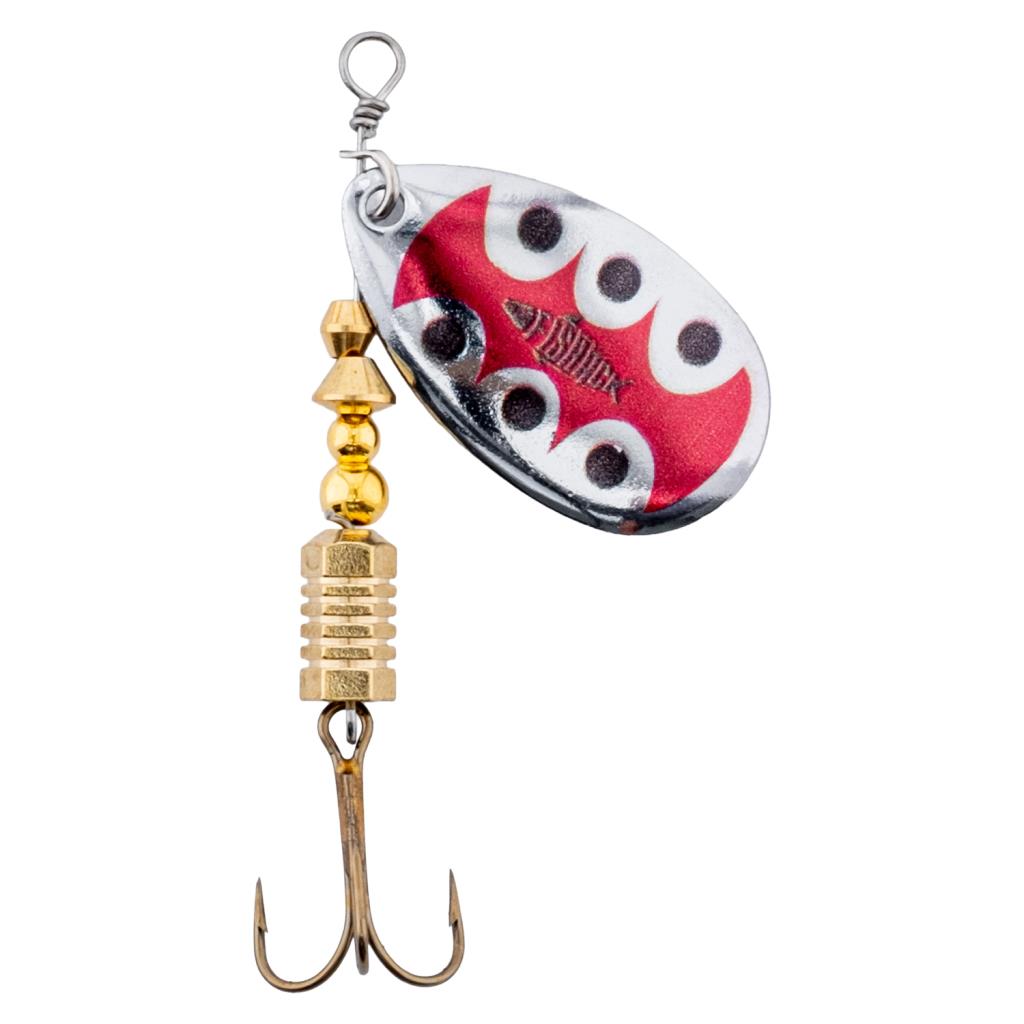 Döner Kaşık - Fishack GlideX - Silver Ladybug - 7g - No:3 - Alabalık/Turna/Levrek Olta Kaşığı