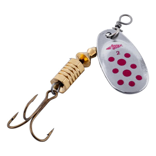 Döner Kaşık - Fishack GlideX - Silver Red - 5g - No:2 - Alabalık/Turna/Levrek Olta Kaşığı