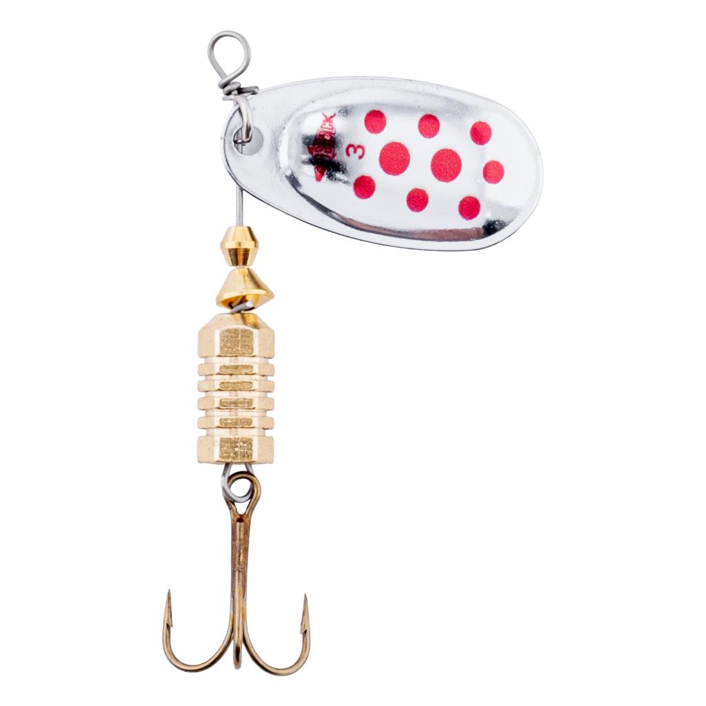 Döner Kaşık - Fishack GlideX - Silver Red - 7g - No:3 - Alabalık/Turna/Levrek Olta Kaşığı