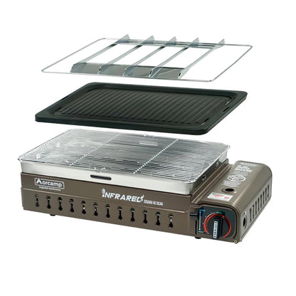 Dumansız Portatif Izgara Ocak - Orcamp - Kahverengi (CK-507)