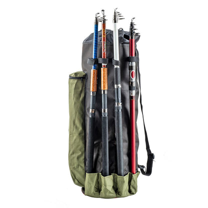 Euro Fish Kamış Çantası Boru Tipi Haki-Siyah 80 cm (38006)