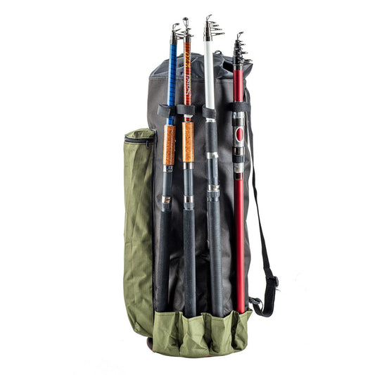 Euro Fish Kamış Çantası Boru Tipi Haki-Siyah 80 cm (38006)