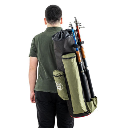 Euro Fish Kamış Çantası Boru Tipi Haki-Siyah 80 cm (38006)