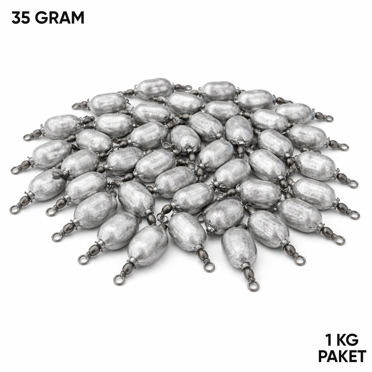 Fırdöndülü Kurşun 1 KG - 35gr