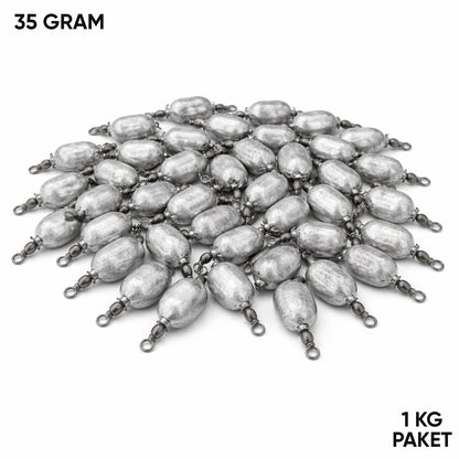 Fırdöndülü Kurşun 1 KG - 35gr