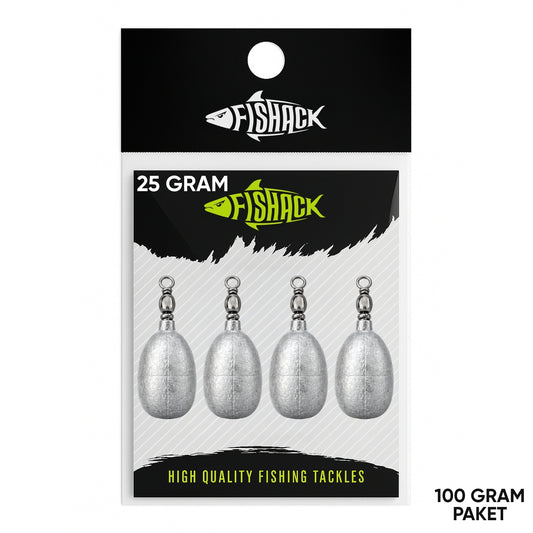 Fishack Fırdöndülü Kurşun 25gr (100gr)