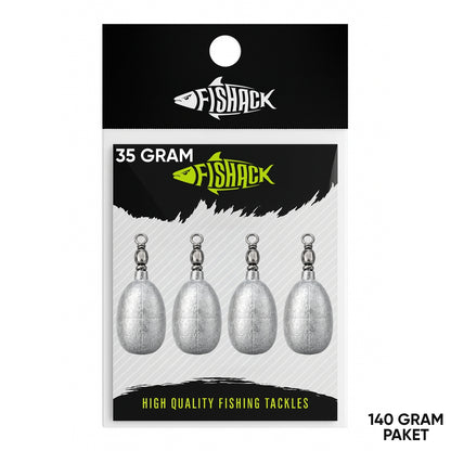 Fishack Fırdöndülü Kurşun 35gr (140gr)