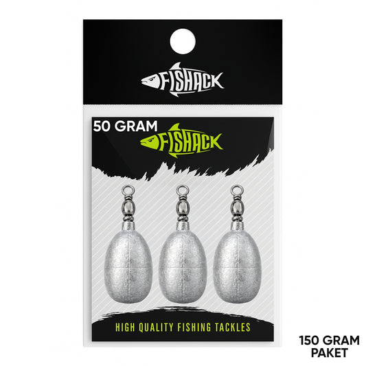Fishack Fırdöndülü Kurşun 50gr (150gr)