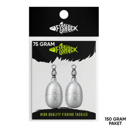 Fishack Fırdöndülü Kurşun 75gr (150gr)