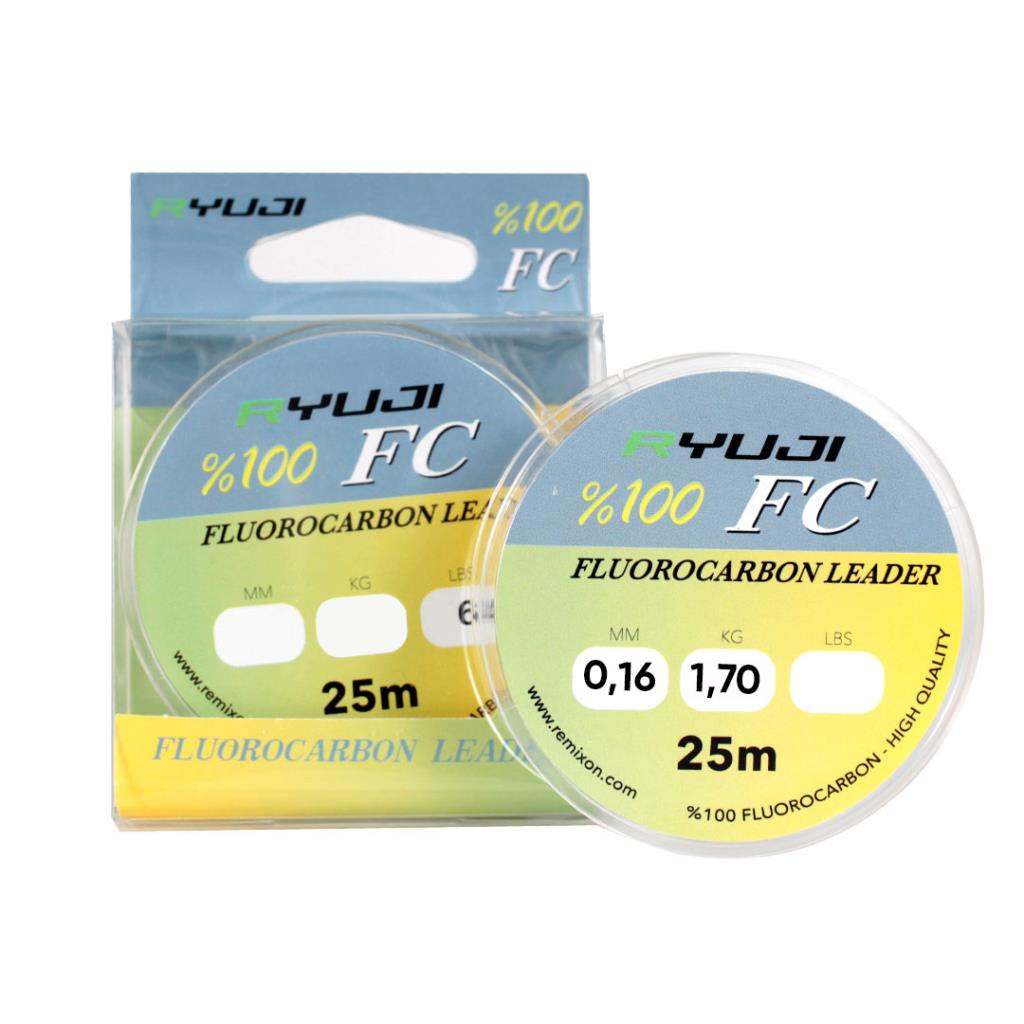 Fluorocarbon Lider Misina - Ryuji Leader - 25 mt - 0,16mm