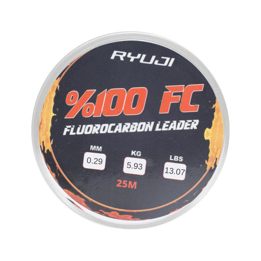 Fluorocarbon Lider Misina - Ryuji Leader - 25 mt - 0,29mm