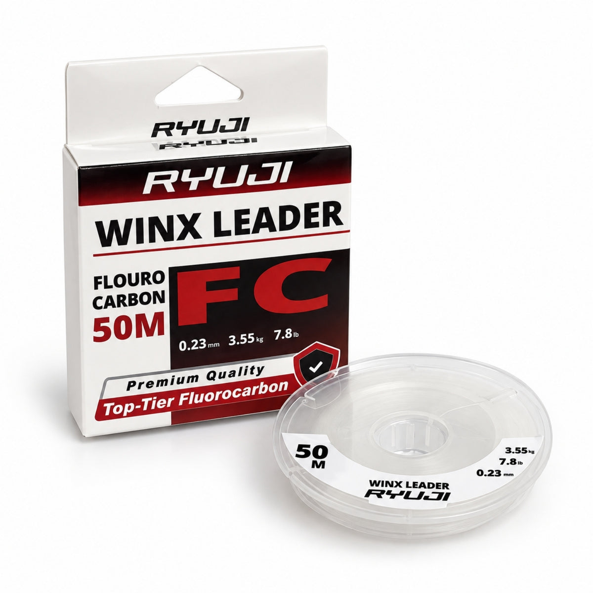 Fluorocarbon Lider Misina - Ryuji Winx Leader - 50 mt - 0,23mm