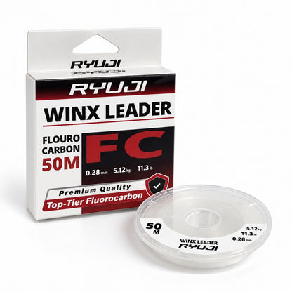 Fluorocarbon Lider Misina - Ryuji Winx Leader - 50 mt - 0,28mm