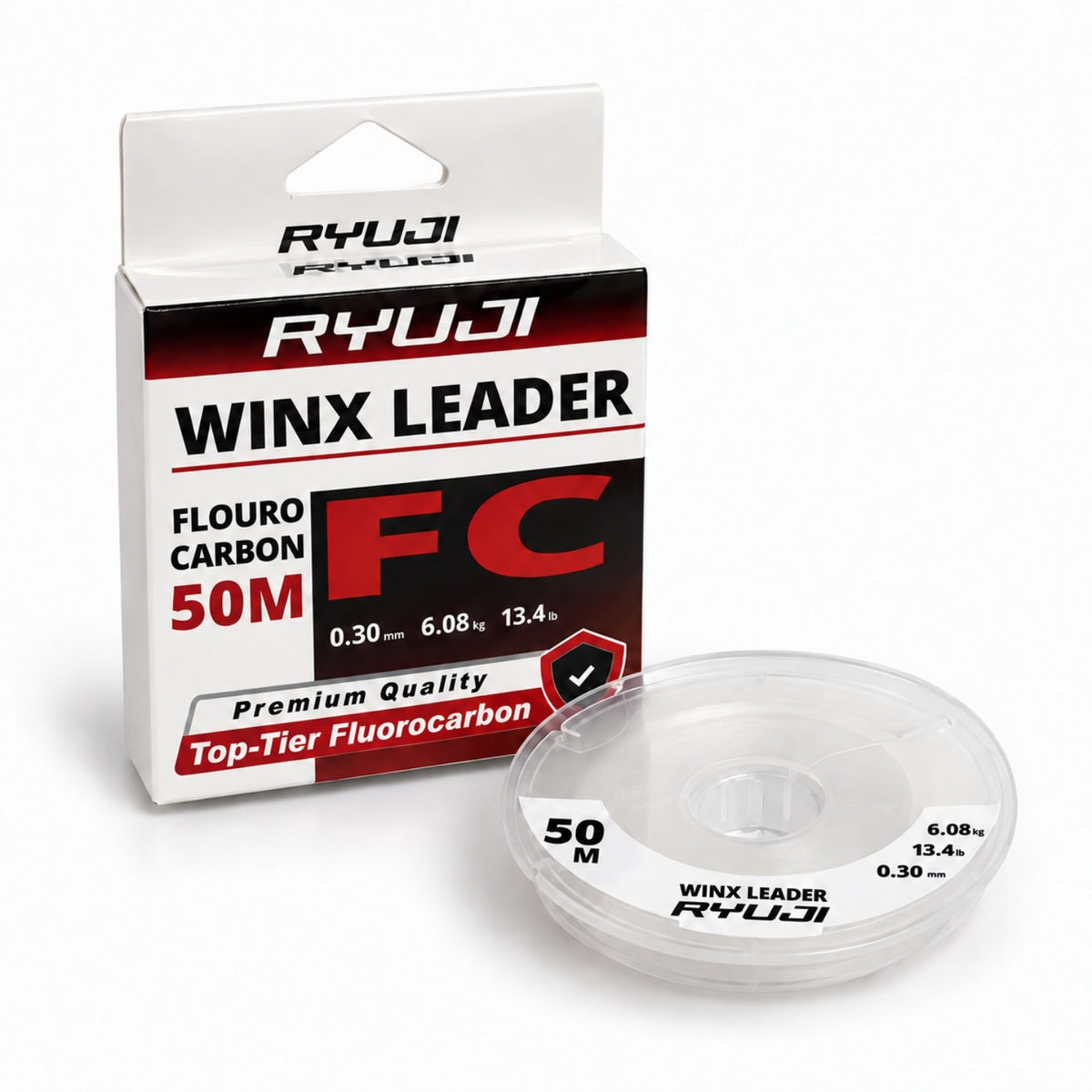 Fluorocarbon Lider Misina - Ryuji Winx Leader - 50 mt - 0,30mm