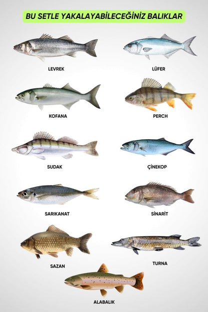 Hobi Kıyı Olta Takımı - 300cm 30-60gr Kamış + 4000'lik Olta Makinesi (XB4+BL300)