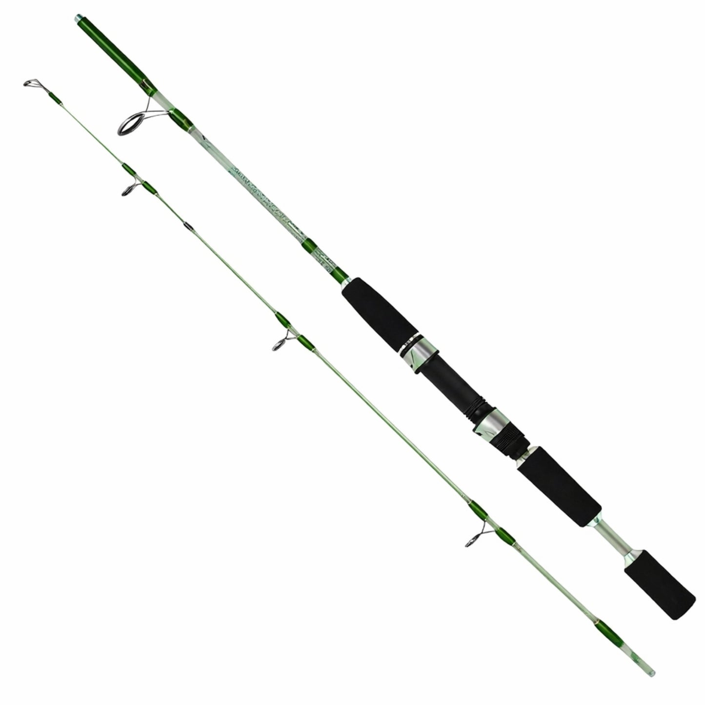 İki Parça Dolgu Olta Kamışı - Pavilion - Yeşil - 240 cm 100/250 gr