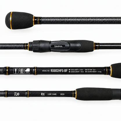 İki Parça Spin Olta Kamışı - Daiwa RX Lure Game BF - 244 cm 14/42 gr