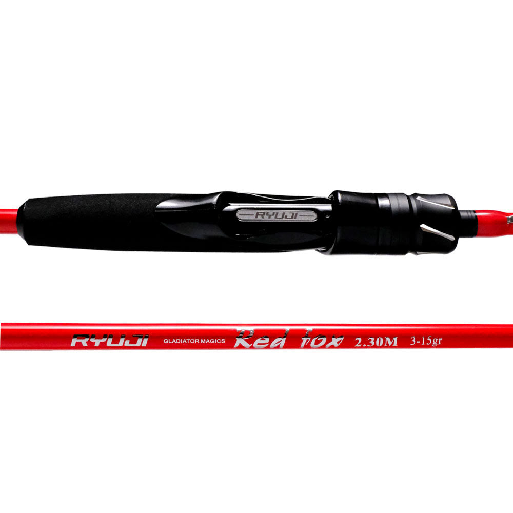 İki Parça Spin Olta Kamışı - Ryuji Red Fox - 230cm 3/15 gr