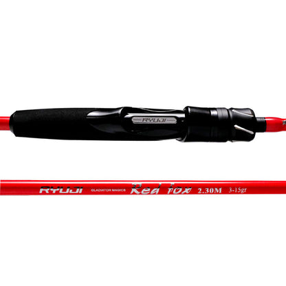 İki Parça Spin Olta Kamışı - Ryuji Red Fox - 230cm 3/15 gr