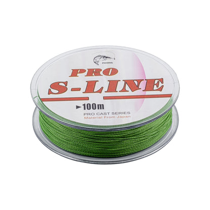 İp Örgü Misina - 4 Kat - Pro S-Line - 100mt - 0.35mm - 22,70kg Çeker
