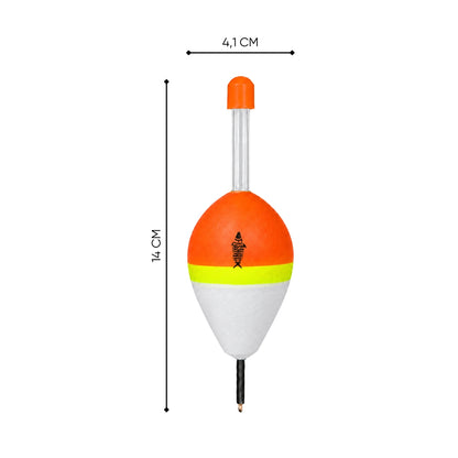 Işık Tüplü Olta Şamandırası - Fishack - (FSH-6040) - 5 Adet - 40 gr
