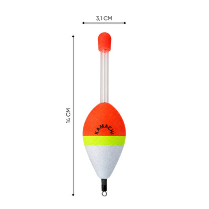 Işık Tüplü Olta Şamandırası - Kamachi - (6020) - 5 Adet - 20 gr