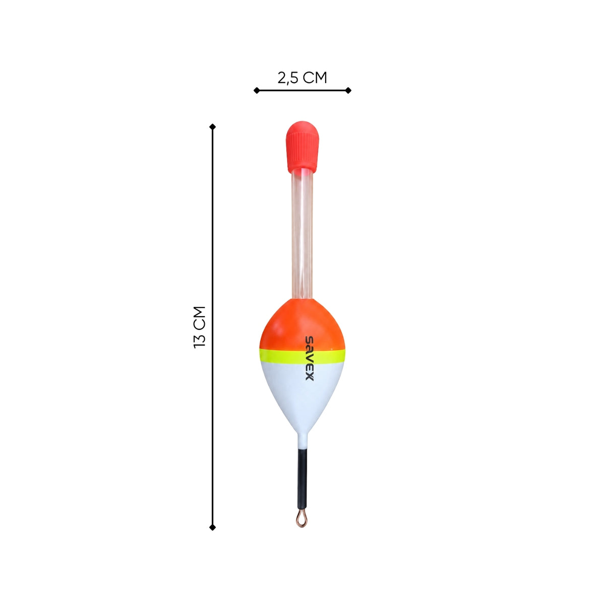 Işık Tüplü Olta Şamandırası - Savex - (6006-2) - 5 Adet - 6 gr