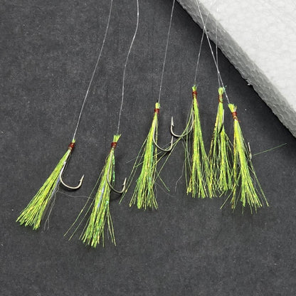 İstavrit Çapari Hazır Takımı - Fishack - On İğneli - Tüylü - 2'li