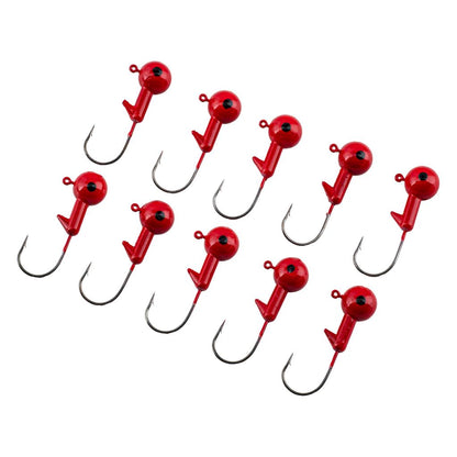 Jighead - Zoka - Kurşunlu Olta İğnesi - (XH-A 02) - Kırmızı - 21 Gr - 10 Adet