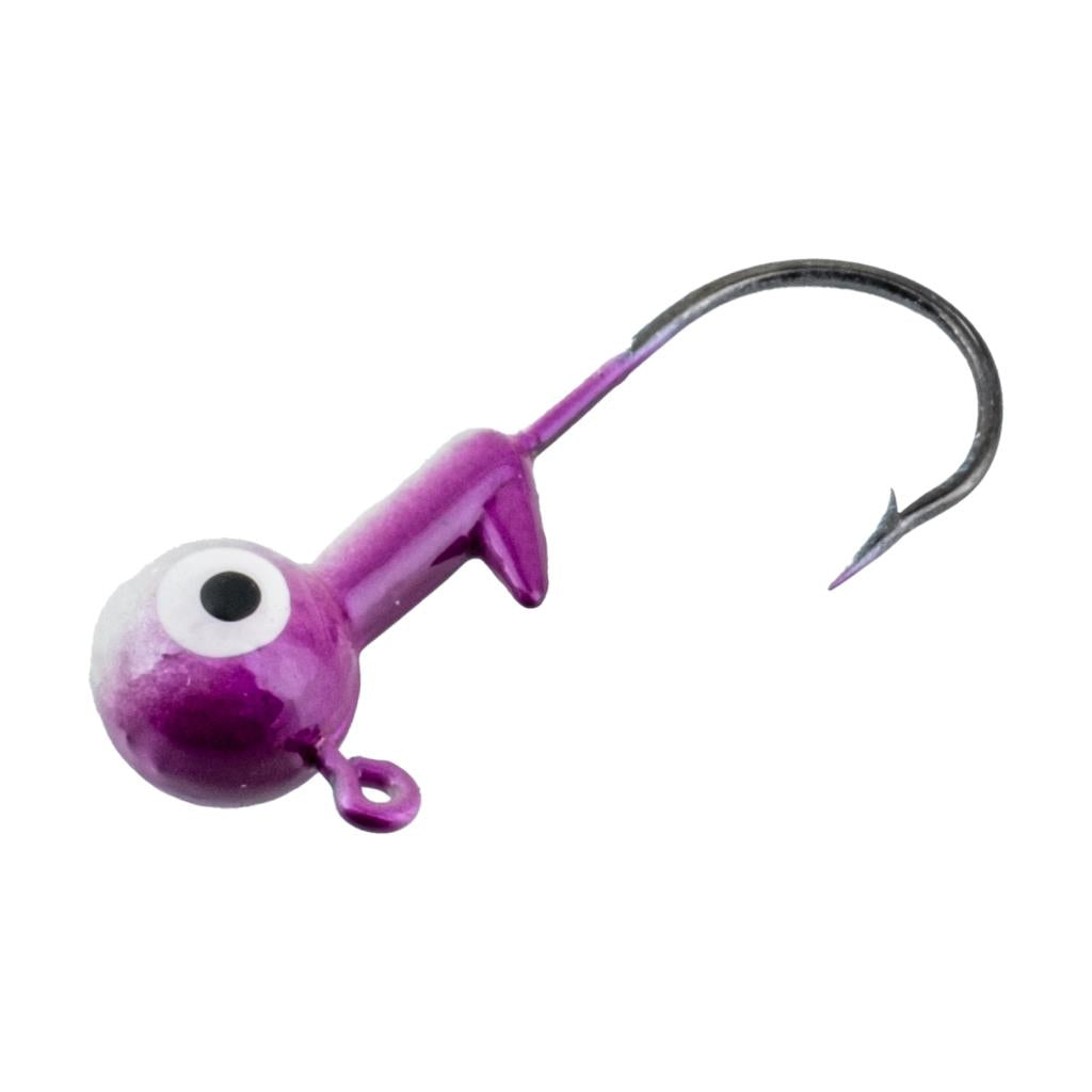 Jighead - Zoka - Kurşunlu Olta İğnesi - (XH-A 02) - Mor Beyaz - 7 Gr - 5 Adet