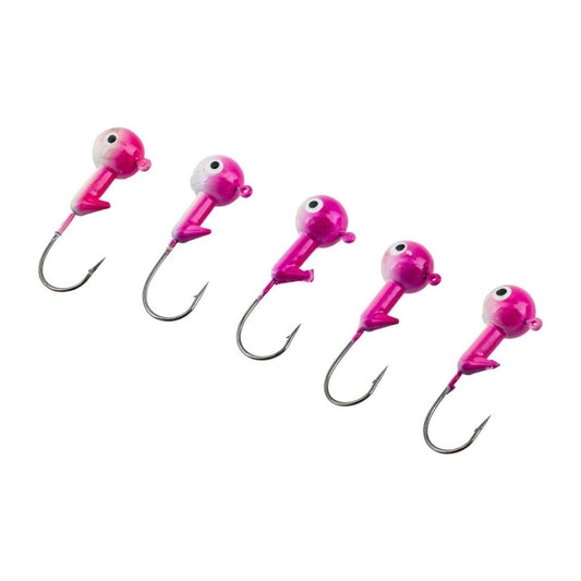 Jighead - Zoka - Kurşunlu Olta İğnesi - (XH-A 02) - Pembe Beyaz - 21 Gr - 5 Adet