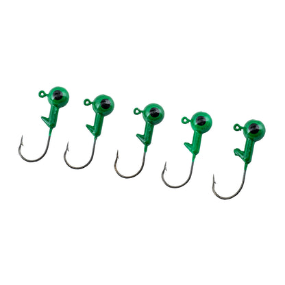 Jighead - Zoka - Kurşunlu Olta İğnesi - (XH-A 02) - Yeşil - 10 Gr