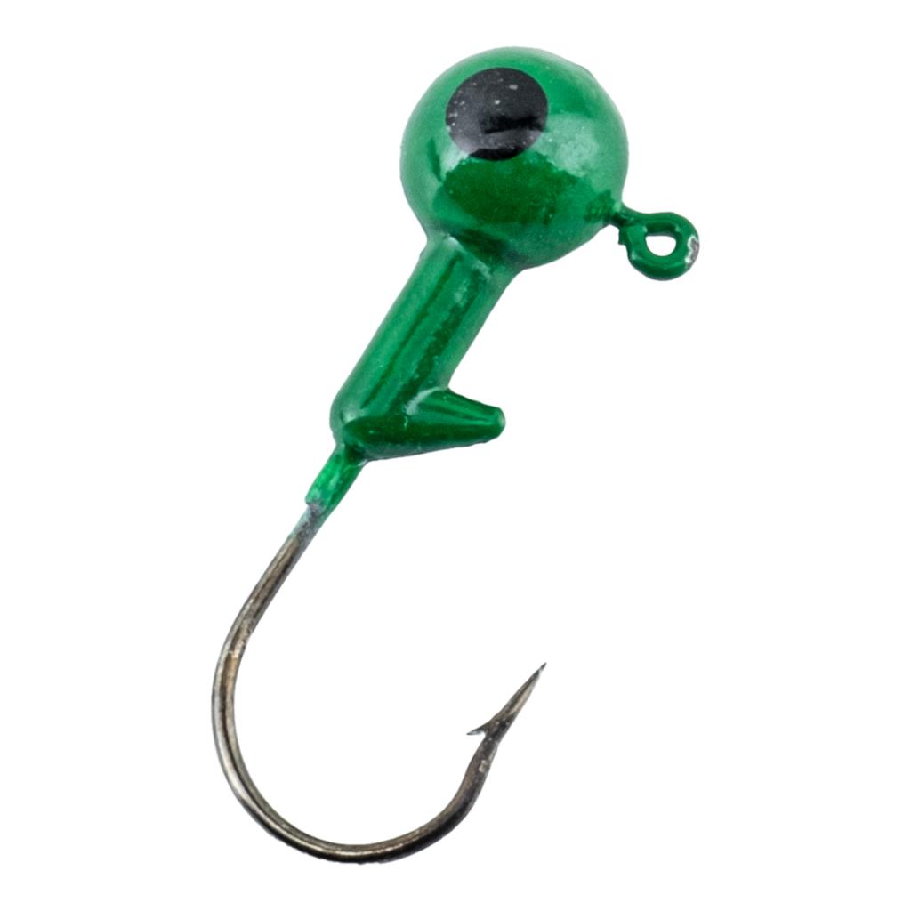 Jighead - Zoka - Kurşunlu Olta İğnesi - (XH-A 02) - Yeşil - 21 Gr